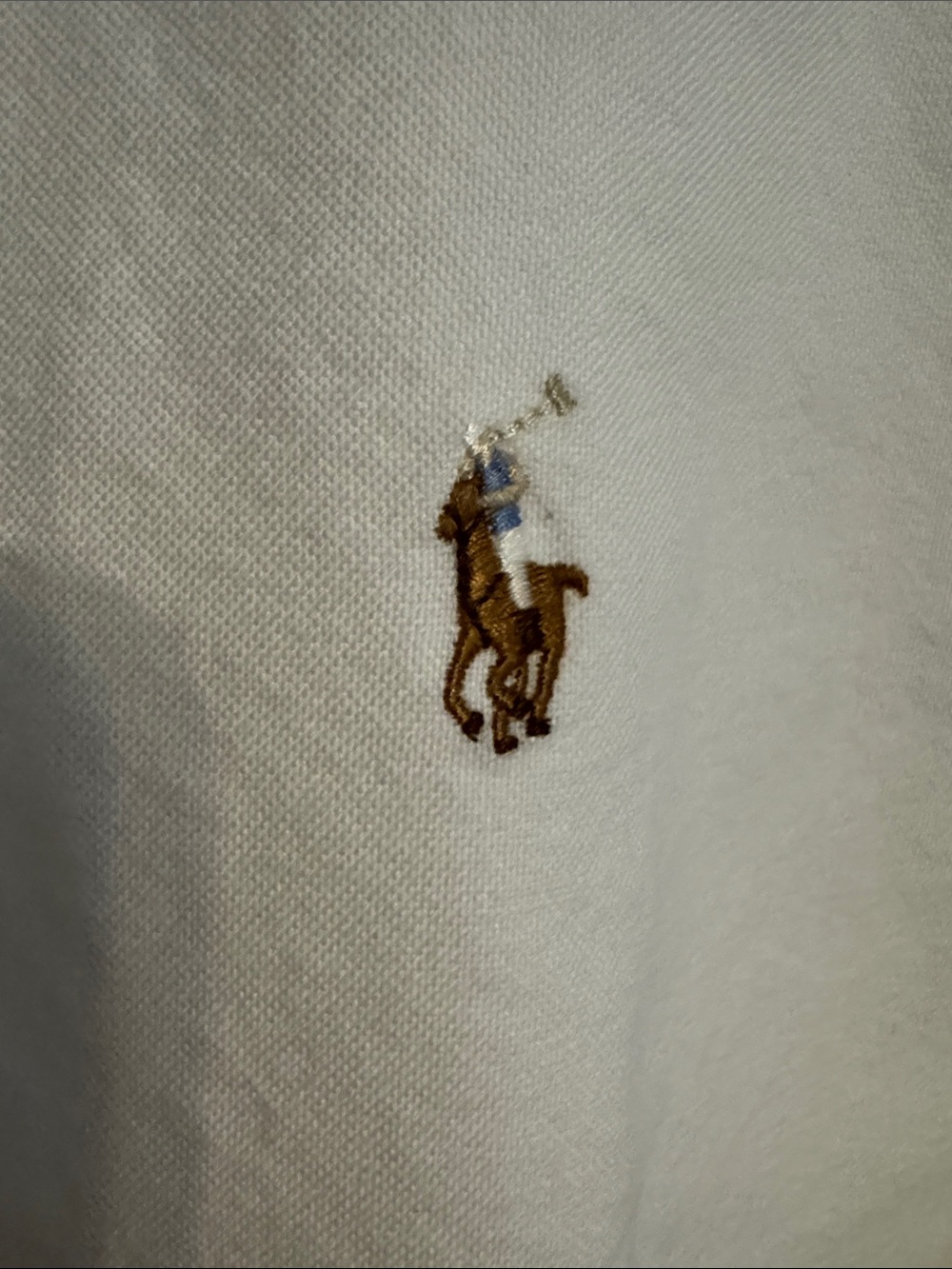 Boys Ralph Lauren white button down with Embroidered Pony size 16